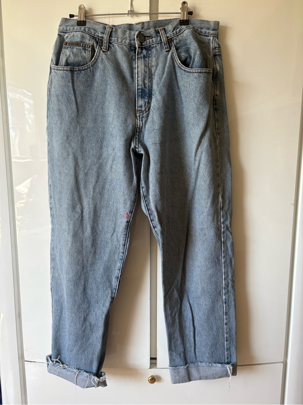 Calvin Klein Jeans light blue relaxed straight-leg jeans
